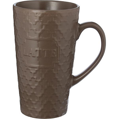 Чашка керамическая Sweet Latte коричневая 510 мл