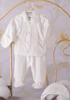 Человечек унисекс Betis Солнышко с шапочкой р.62 молочный 27070500 