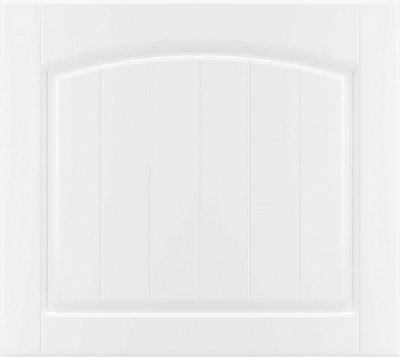 Фасад для кухни Грейд-Плюс Прованс белый гладкий №383 533x596 правый