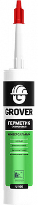 Герметик силіконовий Grover U100 білий 300 мл 0,3 кг