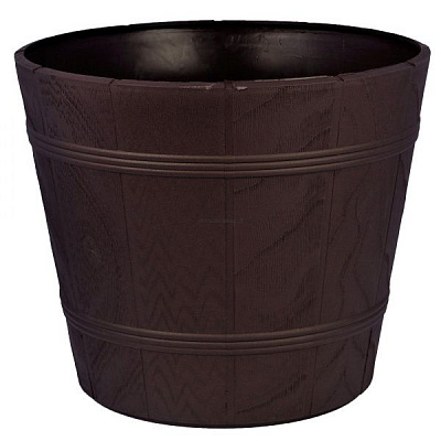 Горщик пластиковий Form Plastic Дерево Ельба-7 круглий 36 л коричневий