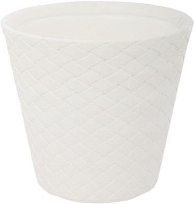 Горшок пластиковый Prosperplast Matuba круглый 19л белый (71363-449) 