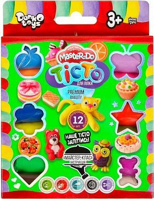 Тісто для ліплення Danko Toys Master Do 12 кольорів TMD-02-04