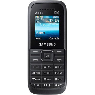 Телефон мобільний Samsung B110E DS black