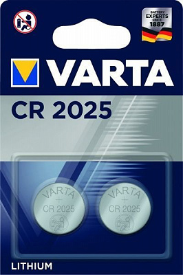 Батарейки Varta BLI 2 lithium CR2025 2 шт.