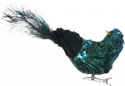 Декорація новорічна Пташка 19 см EPI-EYJY14368