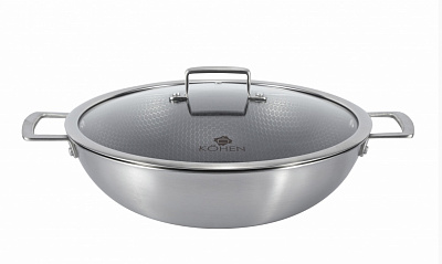 Сковорода WOK із кришкою Kohen Infinity 32 см KN91678