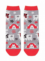 Шкарпетки жіночі Conte CE NEW YEAR 21С р.23-25 сірий