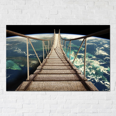 Постер Earth Green 75x100 см Brushme