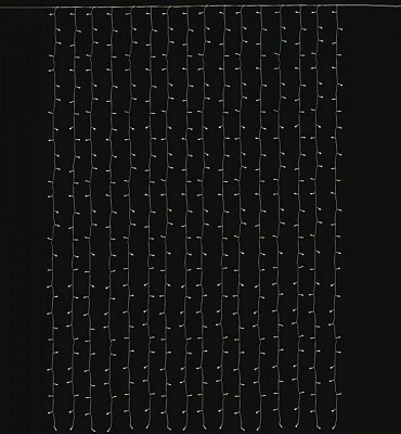 Электрогирлянда-штора для улицы/внутренняя светодиодная (LED) 600 ламп 2,7м тепло-белая