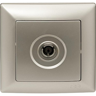 Розетка TV Gunsan Visage бежевый металлик VS 28 25 123