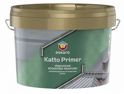 Ґрунтовка антикорозійна Eskaro Katto Primer світло-сірий мат 2,7л 3,24кг