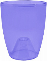 Кашпо пластикове Алеана Орхідея круглий 2,3л фіолетовий (115054) 