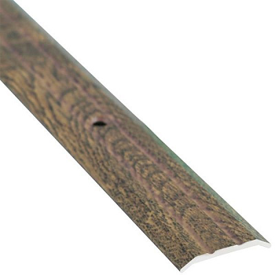 Поріжок алюмінієвий декорований Braz Line рифлений з отворами 25x900 мм