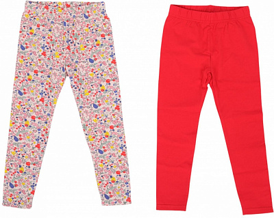 Лосины для девочек HW комплект 2 шт 2Y0063_22067K р.104 разноцветный