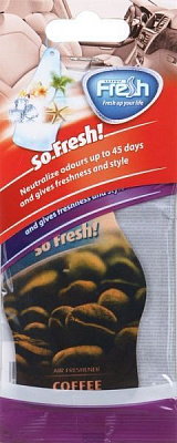 Ароматизатор підвісний Fresh Dry So Fresh Coffee 94668