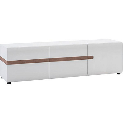 Комод Meble Wojcik Linate 51 RTV 3D LTK-02 трюфель/альпійський білий