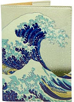 Обложка для паспорта Японская волна 