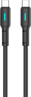 Кабель Gelius Lumin Lamp GP-UC100 Type-C/Type-C (60W) 1 м чорний (00000094345)