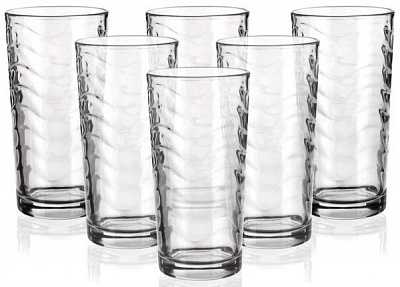 Набір склянок високих Pure Wave 270 мл 6 шт. Banquet