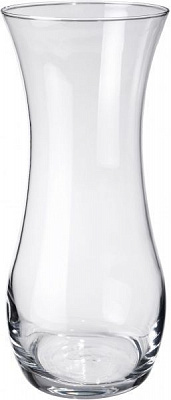 Ваза стеклянная прозрачная Flora 43737