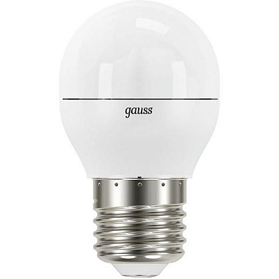 Лампа LED Gauss Black G45 7 Вт E27 4100K 105102207-S