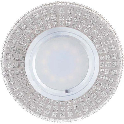 Светильник точечный LightMaster CL 7093 MR16 с led-подсветкой 10 Вт G5.3 4000 К прозрачный/хром 