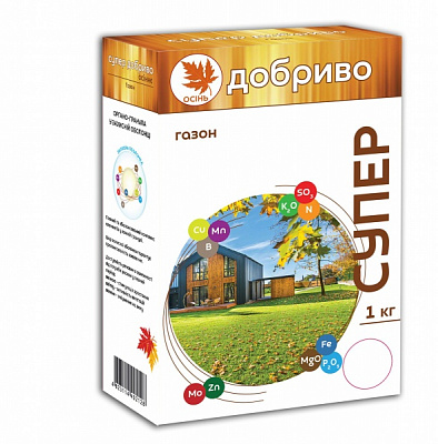 Добриво для газонів Сімейний сад осіннє 1 кг