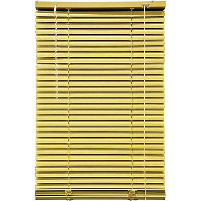 Жалюзи Bella Vita алюминиевые 80х175 см желтый 