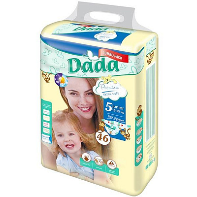 Подгузники Dada Premium Jumbo Junior 15-25 кг 46 шт