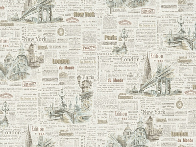 Обои виниловые на флизелиновой основе Славянские обои Elegance collection 2367-03 1,06x10,05 м 