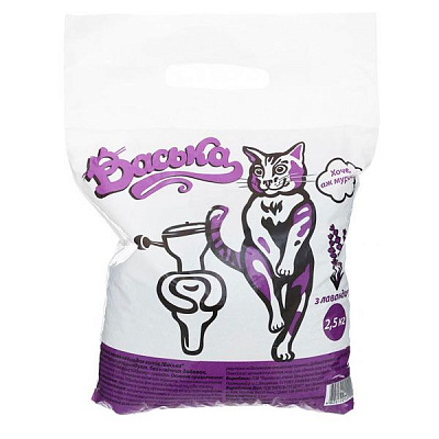 Наполнитель для кошачьего туалета с лавандой 2.5 кг