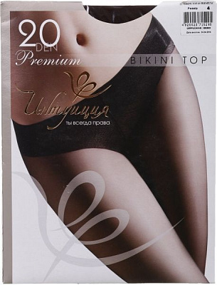 Колготки жіночі Інтуїція Bikini Top 20 den р. 4 какао