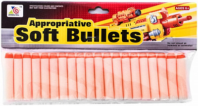 Игровой набор Zecong Toys мягких пуль 20 шт. 2222121215011 22121215