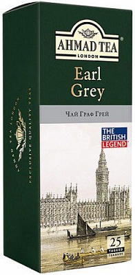Чай черный AKHMAD TEA Earl Grey 25 шт. 2 г 