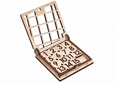 Деревянный 3D-конструктор Mr.Playwood Пятнашки 10303