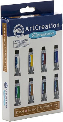 Набор масляных красок 8 цветов 12 мл ArtCreation Royal Talens