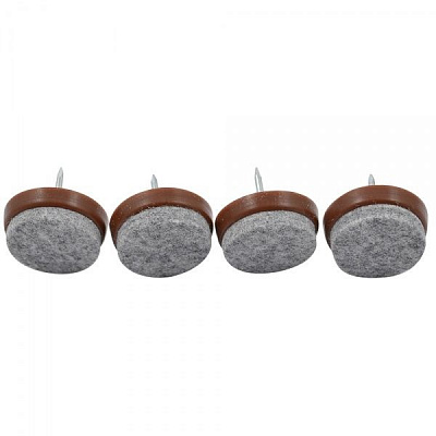 Накладка меблева для ніжки Nail Glide 65-19 Brown Bulk Bag 4 шт.