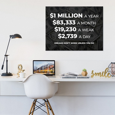 Постер Target 90x120 см Brushme