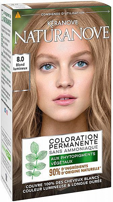 Краска для волос Eugene Perma Keranove Naturanove 8.0 светлый блондин 145 мл
