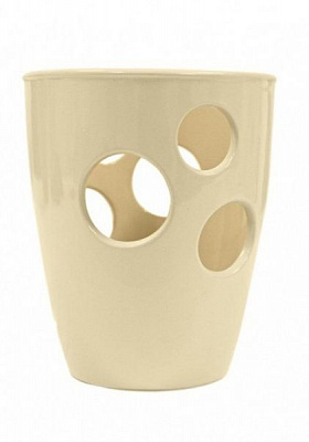 Горщик для орхідей Оріана-Запоріжкераміка круглий 2л бежевий