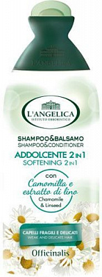 Шампунь 2 в 1 L'ANGELICA Officinalis Смягчающий для слабых и тонких волос 250 мл