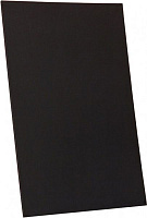 Холст на картоне хлопок черный 20x30 см 220 г/м² акрил , Rosa Studio
