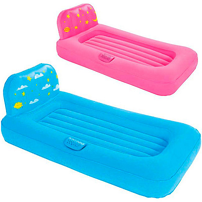 Ліжко Bestway надувне дитяче зі світильником Dream Glimmers 132х76 см в асортименті