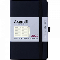 Щотижневик 2022 Partner Soft А5- чорний Axent