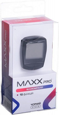 Велокомпьютер MaxxPro BC1001-Bk 