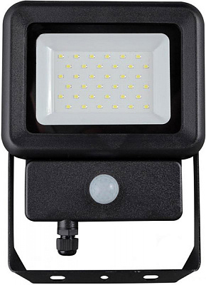 Прожектор с датчиком движения Светкомплект FL-MS 030 LED 30 Вт IP65 черный 