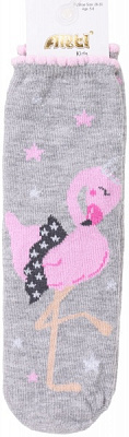 Шкарпетки для дівчаток ARTI 200179 р.5-6 сірий
