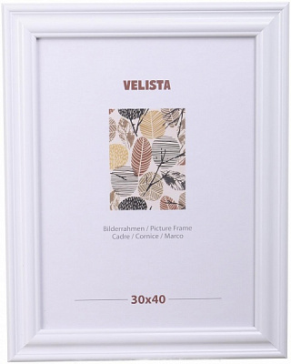 Рамка Веліста 47B-015-3v 1 фото 30х40 см білий