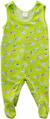 Ползунки Моя планета П 404 р.62 салатовый 
